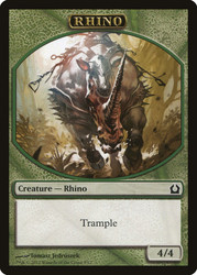 {Rhino Token}\nReturn to Ravnica\nSingle\nMagic The Gathering