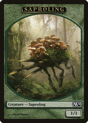 {Saproling Token}\nMagic 2014 Core Set\nSingle\nMagic The Gathering