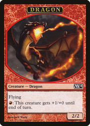 {Dragon Token}\nMagic 2014 Core Set\nSingle\nMagic The Gathering
