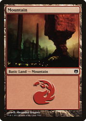 Mountain (#75)\nDuel Decks: Heroes vs. Monsters\nSingle\nMagic The Gathering