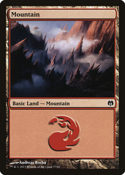 Mountain (#77)\nDuel Decks: Heroes vs. Monsters\nSingle\nMagic The Gathering