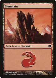 Mountain (#74)\nDuel Decks: Heroes vs. Monsters\nSingle\nMagic The Gathering