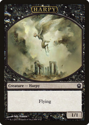 {Harpy Token}\nTheros\nSingle\nMagic The Gathering