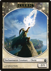 {Cleric Token}\nTheros\nSingle\nMagic The Gathering