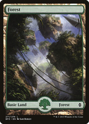 Forest (#271) (Full Art)\nBattle for Zendikar\nSingle\nMagic The Gathering