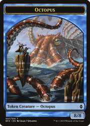 {Octopus Token}\nBattle for Zendikar\nSingle\nMagic The Gathering