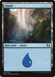 Island (#35)\nDuel Decks: Blessed vs. Cursed\nSingle\nMagic The Gathering