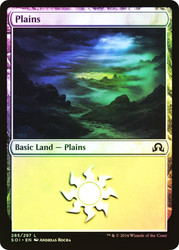 Plains (#285)\nShadows over Innistrad\nSingle\nMagic The Gathering