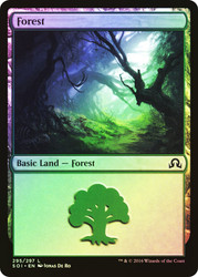 Forest (#295)\nShadows over Innistrad\nSingle\nMagic The Gathering