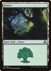 Forest (#297)\nShadows over Innistrad\nSingle\nMagic The Gathering