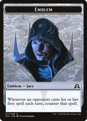 {Jace Emblem}\nShadows over Innistrad\nSingle\nMagic The Gathering