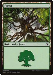 Forest (#34)\nDuel Decks: Nissa vs. Ob Nixilis\nSingle\nMagic The Gathering