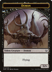 {Demon Token}\nDuel Decks: Nissa vs. Ob Nixilis\nSingle\nMagic The Gathering