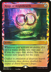 Rings of Brighthearth\nMasterpiece Series: Kaladesh Inventions\nSingle\nMagic The Gathering