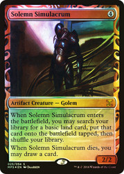 Solemn Simulacrum\nMasterpiece Series: Kaladesh Inventions\nSingle\nMagic The Gathering