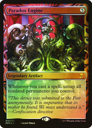 Paradox Engine\nMasterpiece Series: Kaladesh Inventions\nSingle\nMagic The Gathering