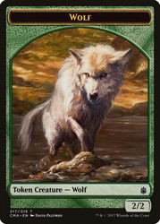 {Wolf Token} (#17)\nCommander Anthology\nSingle\nMagic The Gathering