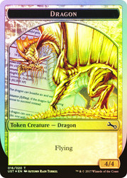 {Dragon Token}\nUnstable\nSingle\nMagic The Gathering