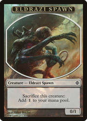{Eldrazi Spawn Token} (#1a)\nRise of the Eldrazi\nSingle\nMagic The Gathering