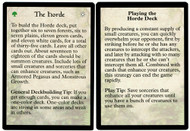 {The Horde Strategy Card Version 1}\nPortal\nSingle\nMagic The Gathering