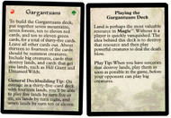 {Gargantuans Strategy Card Version 2}\nPortal\nSingle\nMagic The Gathering