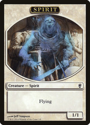 {Spirit Token}\nConspiracy: 2014 Edition\nSingle\nMagic The Gathering