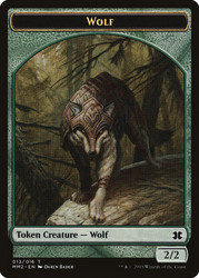 {Wolf Token}\nModern Masters: 2015 Edition\nSingle\nMagic The Gathering