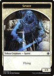 {Spirit Token}\nConspiracy: Take the Crown\nSingle\nMagic The Gathering