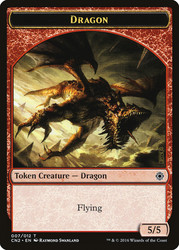 {Dragon Token}\nConspiracy: Take the Crown\nSingle\nMagic The Gathering