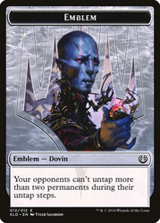 {Dovin Emblem}\nKaladesh\nSingle\nMagic The Gathering