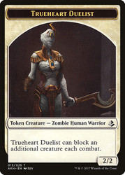 {Trueheart Duelist Token}\nAmonkhet\nSingle\nMagic The Gathering