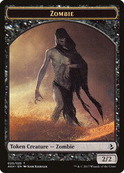 {Zombie Token}\nAmonkhet\nSingle\nMagic The Gathering
