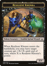 {Resilient Khenra Token}\nHour of Devastation\nSingle\nMagic The Gathering