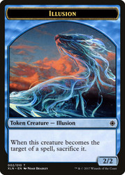 {Illusion Token}\nIxalan\nSingle\nMagic The Gathering