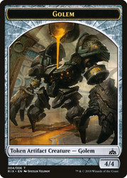 {Golem Token}\nRivals of Ixalan\nSingle\nMagic The Gathering