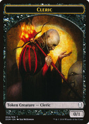 {Cleric Token}\nDominaria\nSingle\nMagic The Gathering