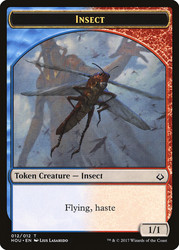{Insect Token} // {Zombie Token}\nHour of Devastation\nSingle\nMagic The Gathering