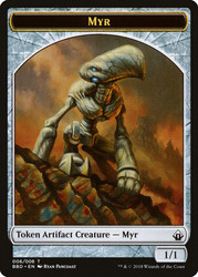 {Myr Token}\nBattlebond\nSingle\nMagic The Gathering