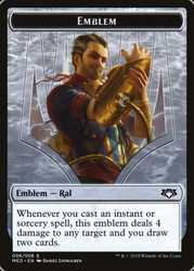 {Ral Emblem}\nMythic Edition\nSingle\nMagic The Gathering