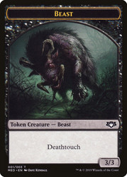 {Beast Token}\nMythic Edition\nSingle\nMagic The Gathering