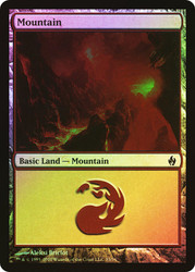 Mountain (#33)\nPremium Deck Series: Fire & Lightning\nSingle\nMagic The Gathering