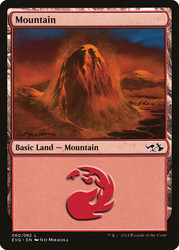 Mountain (#60) (Elves vs. Goblins)\nDuel Decks: Anthology\nSingle\nMagic The Gathering