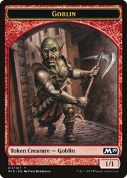 {Goblin Token}\nCore Set 2019\nSingle\nMagic The Gathering