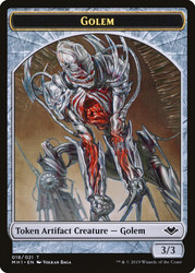 {Golem Token} // {Shapeshifter Token}\nModern Horizons\nSingle\nMagic The Gathering