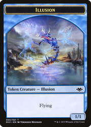 {Illusion Token} // {Serra Emblem}\nModern Horizons\nSingle\nMagic The Gathering