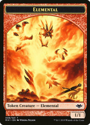 {Elemental Token} (1/1) // {Marit Lage Token}\nModern Horizons\nSingle\nMagic The Gathering