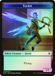 {Faerie Token} // {Food Token} (#18)\nThrone of Eldraine\nSingle\nMagic The Gathering