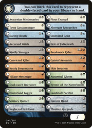 {Checklist Card} (CH1) (Common/Uncommon)\nShadows over Innistrad\nSingle\nMagic The Gathering