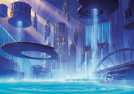 John Avon Lithograph - Return to Ravnica - Island [SUP-SCG-ART-LITHRTR-ISLAND]