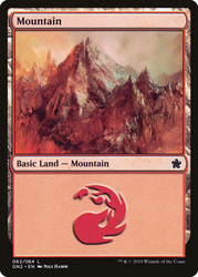 Mountain (#62)\nGame Night: 2019\nSingle\nMagic The Gathering